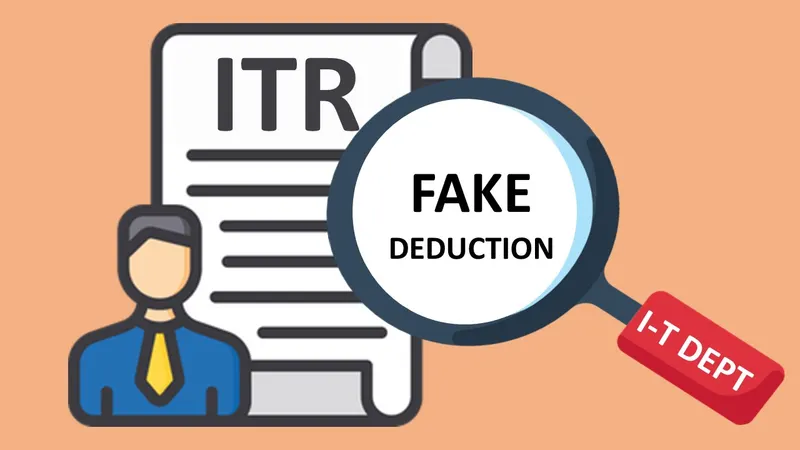 Income-tax raiding individuals for Fake deduction claims