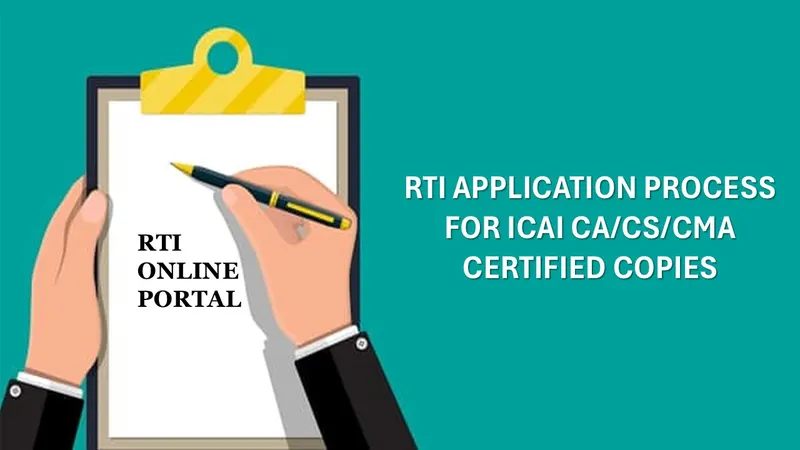 CA Students: Think You Deserved More Marks in CA Exams? How to File RTI and Check