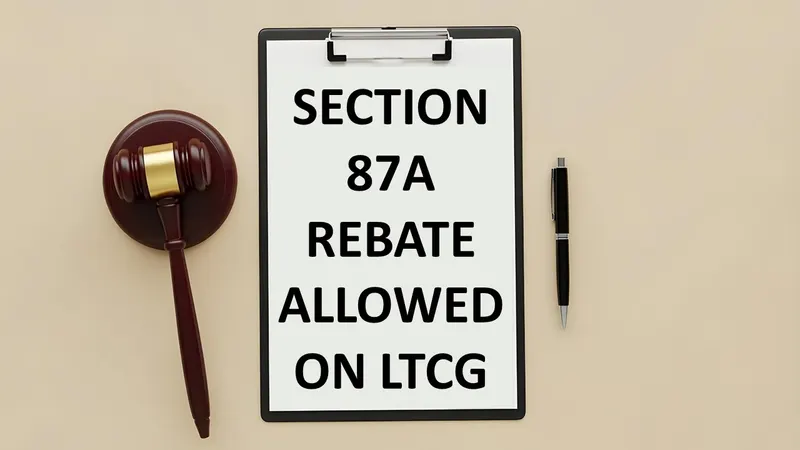 ITAT Allows Rebate of Rs. 12,500 u/s 87A Despite Inclusion of Long-Term Capital Gains