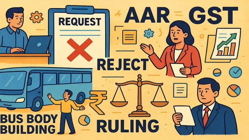 Advance Ruling Authority Dismisses Rectification Plea for Lack of Apparent Error