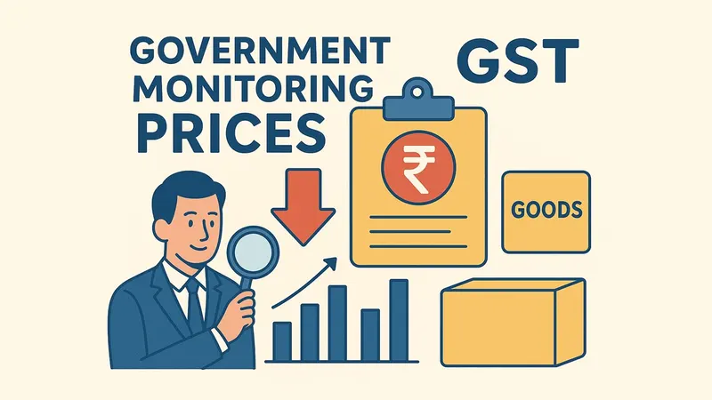 Central Government to Monitor Prices of Certain Items After GST Reform