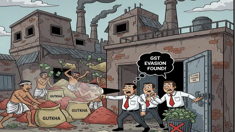Chhattisgarh: GST Department Uncovers Tax Evasion Worth Crores in Gutkha Factory