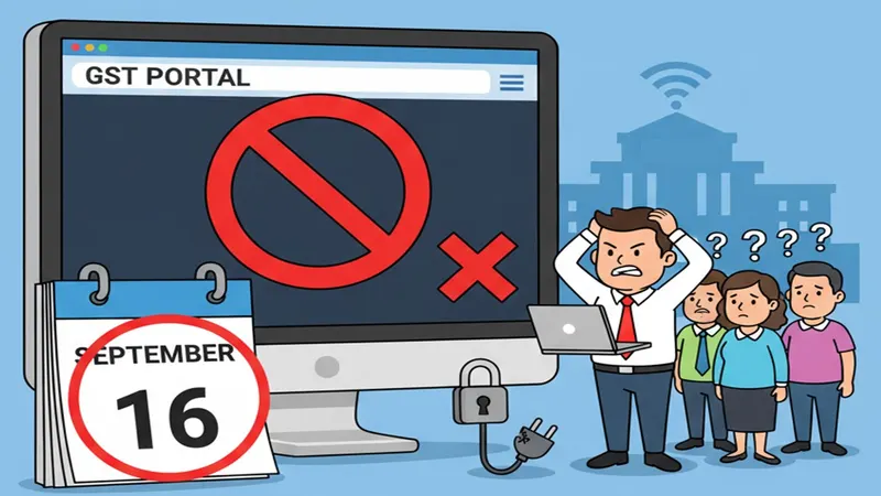 GST Portal to Remain Unavailable on September 16