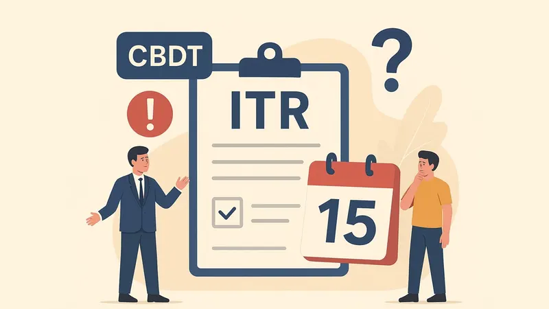 ITR Due Date Approaches: Will CBDT Extend ITR Deadline?