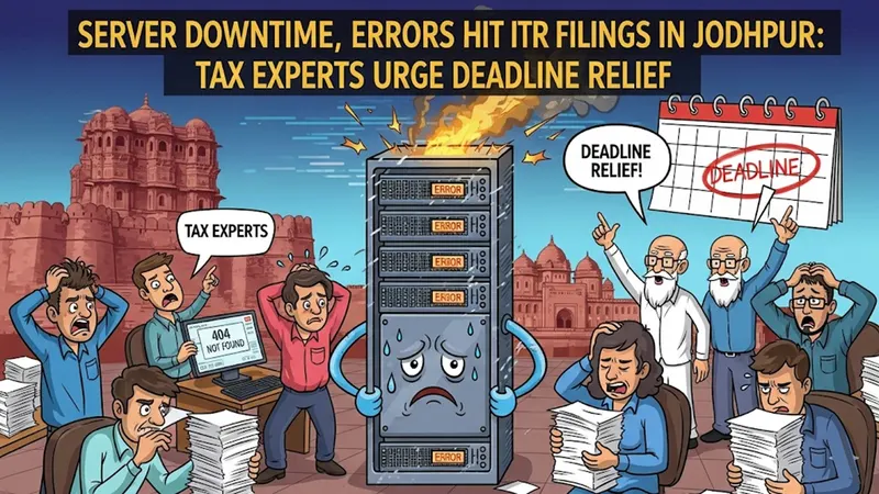 Server Downtime, Errors Hit ITR Filings in Jodhpur: Tax Experts Urge Deadline Relief