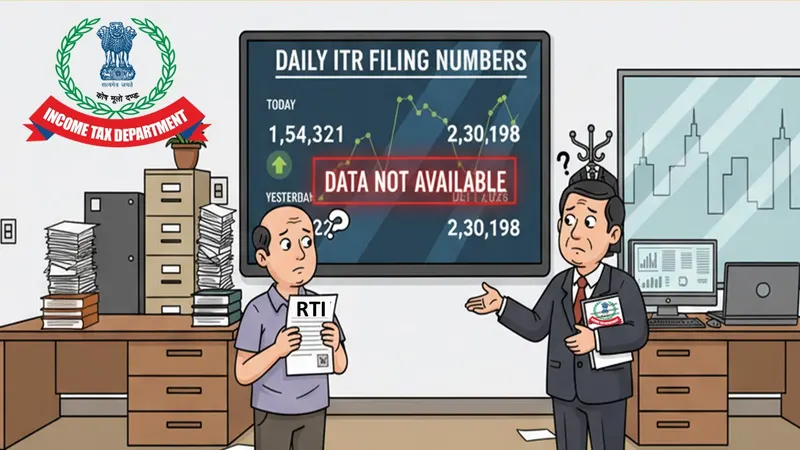 Income Tax Dept Shows Daily ITR Filing Numbers, But Says 'Data Not Available' in RTI