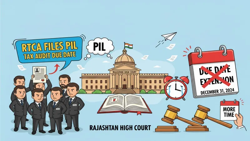 RTCA Files Writ Petition PIL in Rajasthan High Court for Extension of Tax Audit Due Date