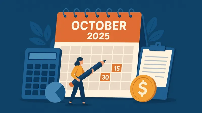 Income Tax Compliance Calendar for October 2025: Key Deadlines for TDS, TCS, Audits, and Annual Return