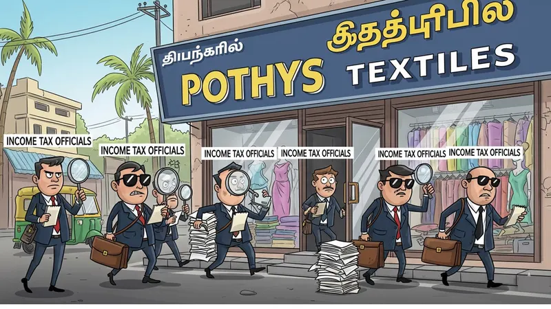 Income Tax Raids 25 Pothys Premises Across Tamil Nadu Over Tax Evasion Allegations