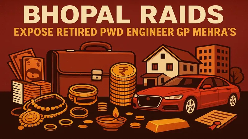 Bhopal Raids Expose Retired PWD Engineer GP Mehra’s Crore-Rupee Assets