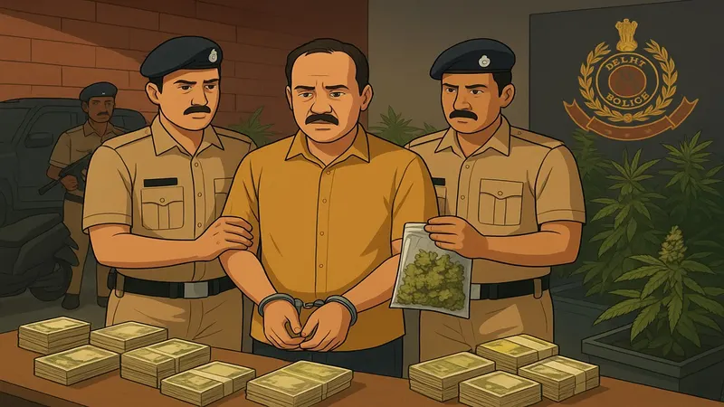 Delhi Police Bust International Drug Racket, Arrest Ex-Customs Officer With Rs. 27 Crore ‘Hydroponic Marijuana’