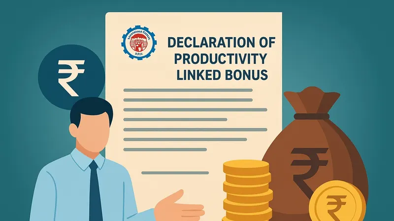EPFO Declares Productivity Linked Bonus 2024-25: Eligible Employees to Receive Up to Rs. 13,816