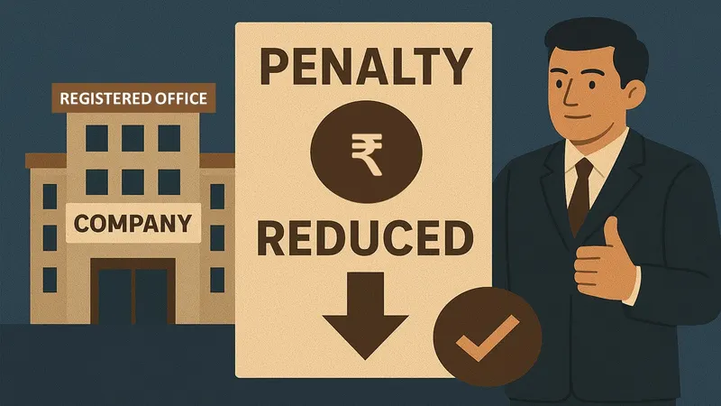 Penalty Against Company Reduced After Regional Director Corrects Default Period
