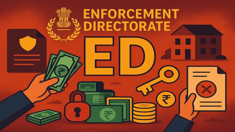 Rs. 152.9 Crore Loan Scam: ED Seizes Properties, Cash in Multi-State Raids