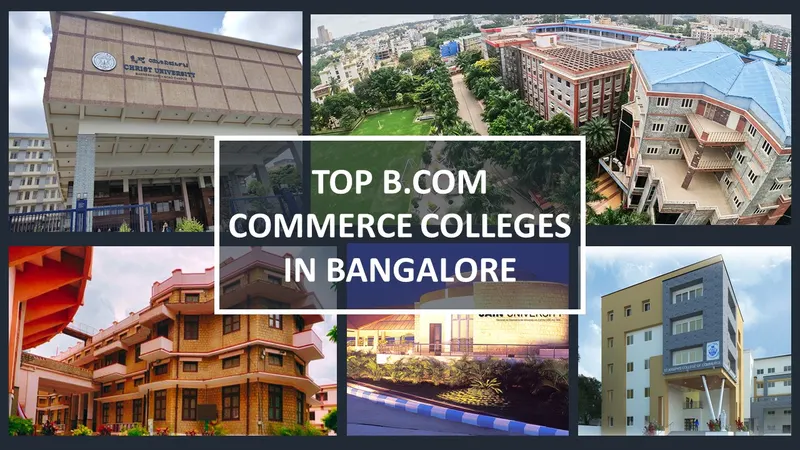 Top 5 B.Com Commerce Colleges in Bangalore