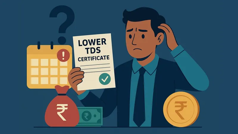 Facing Refund Delays? Lower TDS Certificate Might Be a Solution
