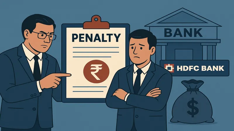 HDFC Bank Penalised by RBI for Irregular Benchmarking, Subsidiary Operations, and KYC Lapses