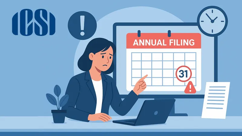 ICSI Requests Members to Ensure Timely Compliance with Annual Filing Deadline for FY 2024-25