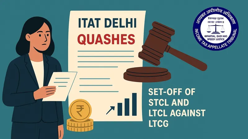 ITAT Delhi Quashes CPC’s Rs. 25 Lakh Addition; Allows Set-Off of STCL and LTCL Against Long-Term Gains