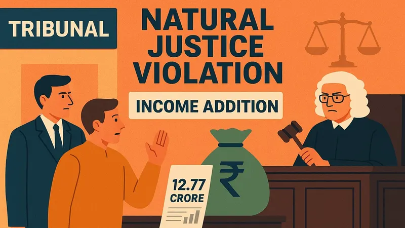 ITAT Kolkata Flags Natural Justice Violation in Rs. 12.77 Crore Income Addition, Case Remands to CIT(A)