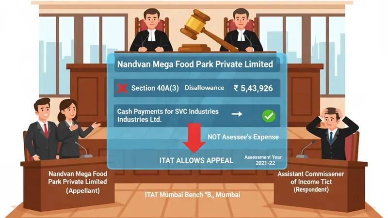 ITAT Deletes Disallowance Under Section 40A(3) for Cash Payments Made on Behalf of Third Party