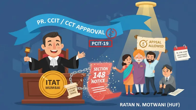 ITAT Mumbai Quashes Section 148 Notice, Allows HUF Taxpayer’s Appeal for AY 2017-18