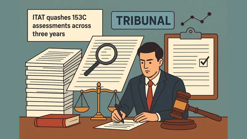 ITAT Quashes 153C Assessments Across Three Years for Mechanical “Carbon Copy” Satisfaction Note