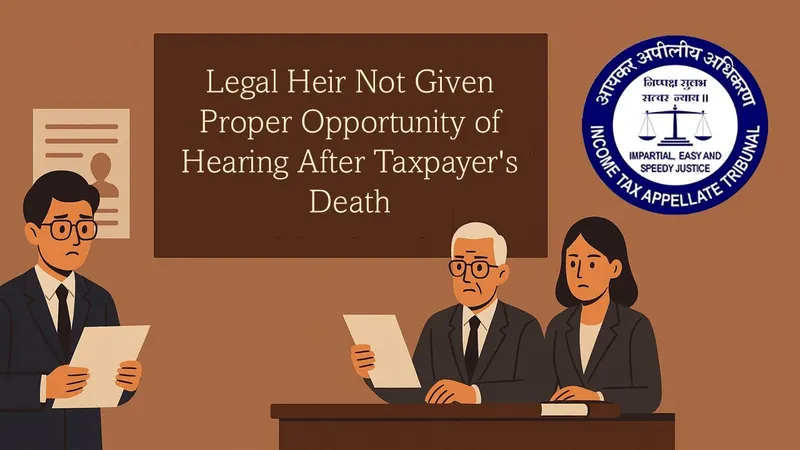 ITAT Quashes CIT(A) Order for Denying Legal Heir Opportunity, Directs Fresh Adjudication