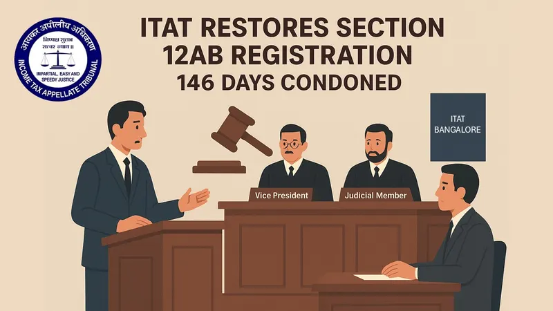 ITAT Restores Section 12AB Registration Request After Accepting Genuine Condonation of Delay for 146 Days