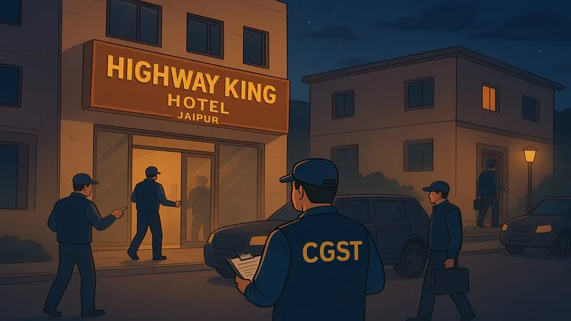 Massive GST Raids Hit Highway King Hotels Across Jaipur
