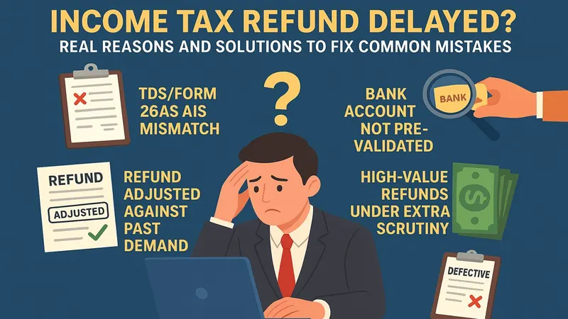 Income Tax Refund Delayed? Here Are the Real Reasons and Solutions to Fix Common Mistakes