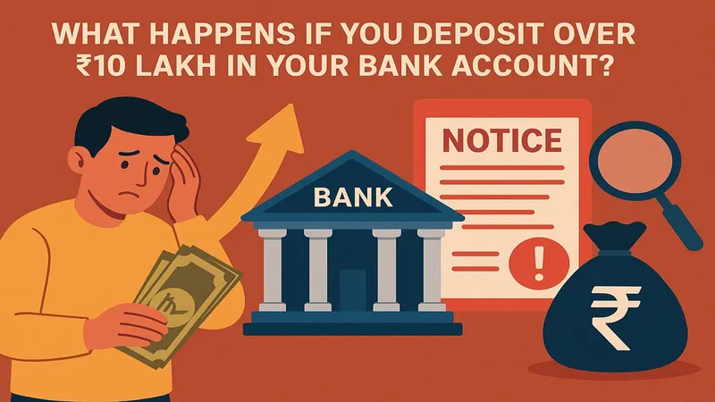 Red flags of bank Deposits that can invite Income Tax Notice