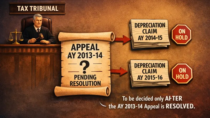 Depreciation Claims for Later Years Cannot Be Decided Without Resolving Earlier Years: Rules ITAT