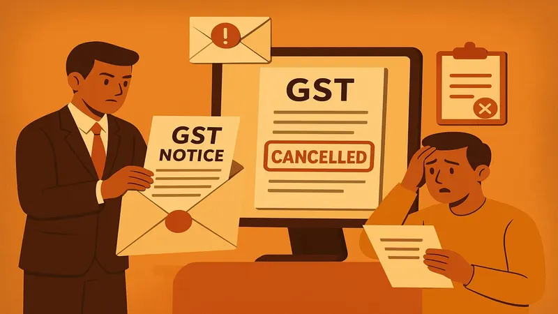 GST Breaking: Tax Officers Now Issuing Notices For Suo-moto Cancellation of GST Registration