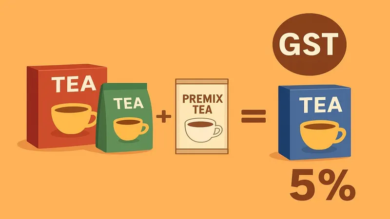 Gujarat AAR Holds Premix Tea Bundled with Various Tea Packs is “Mixed Supply”; GST @ 5% Applies