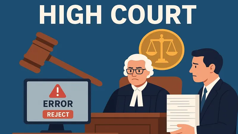 High Court: CBDT Must Condone Delay Caused by Software Glitch; Mechanical Rejection Set Aside