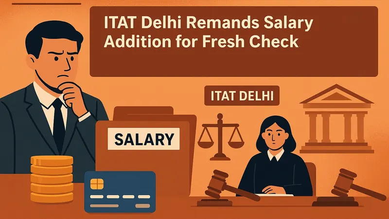ITAT Delhi Remands Salary Addition for Fresh Check, Deletes Credit Card Expense Addition