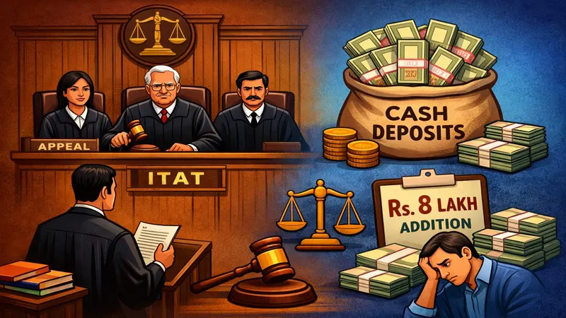 ITAT Dismisses Appeal in Cash Deposit Case, Upholds Rs. 8 Lakh Addition