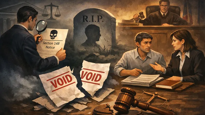 ITAT Holds Legal Heir’s Participation Cannot Cure Defective Notice Issued in Name of a Dead Person