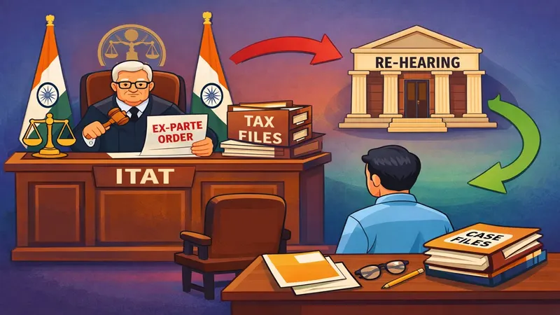ITAT Quashes Ex-Parte Order Lacking Personal Hearing, Remands Matter for Fresh Adjudication