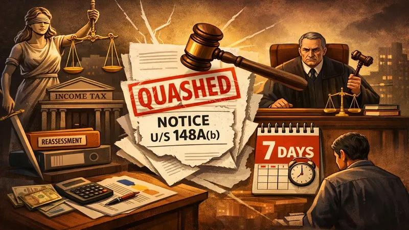 ITAT Quashes Reassessment for Violation of Mandatory 7-Day Notice Requirement u/s 148A(b)