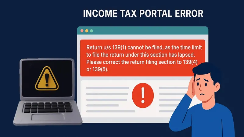 ITR Filing Disrupted for Audited Taxpayers Due to Portal Glitch, Here's What You Need to Know