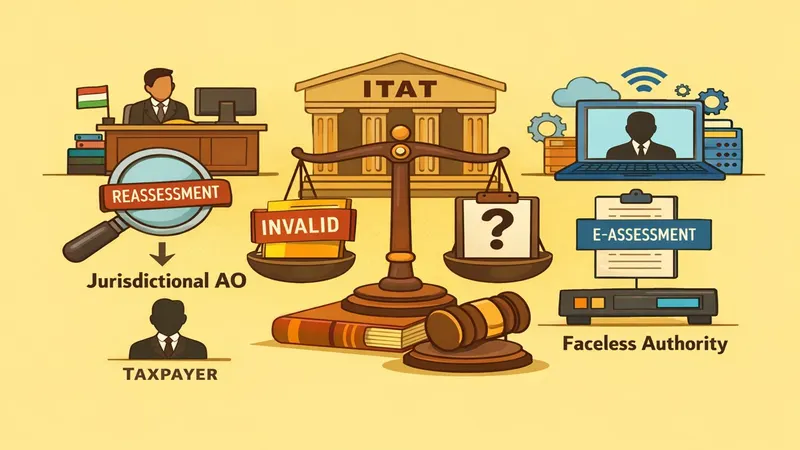 Reassessment Invalid as Notices Issued by Jurisdictional AO Instead of Faceless Authority: ITAT