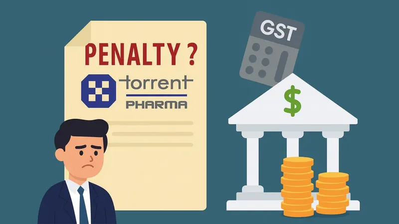 Torrent Pharmaceuticals Gets Rs 41.33 Crore Central GST Penalty for Export Refund Discrepancy