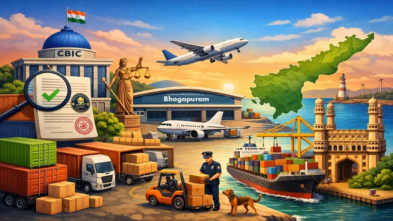 CBIC Approves Bhogapuram as Authorised Customs Handling Location in Andhra Pradesh