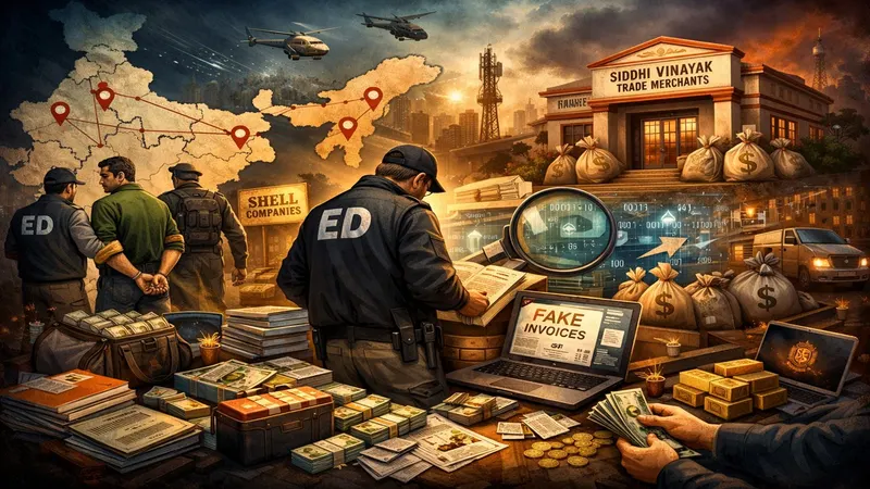 ED Raids Multiple States in Rs 658 Crore Fake GST Invoice Scam
