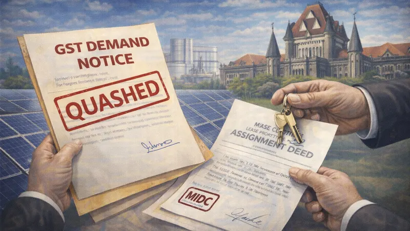 Bombay HC Quashes GST Demand on Assignment of Leasehold Rights as it falls Outside GST Net