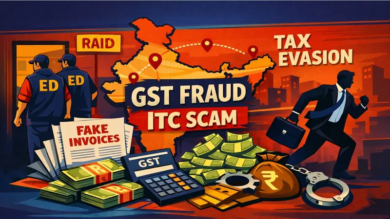 GST Evasion: ED Conducts Multi-State Searches in Rs 658 Crore GST ITC Fraud Case