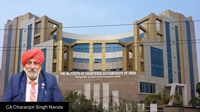 ICAI President CA Charanjot Singh Nanda Highlights India’s Economic Strength, GST Growth and Reforms