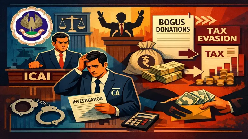 ICAI Reprimands CA for Role in Bogus Political Donation Scam Facilitating Tax Evasion